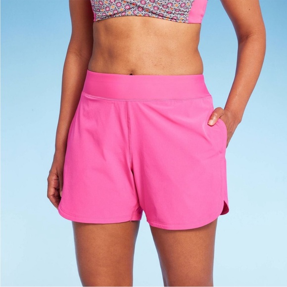 Lands' End Other - Lands' End Women's 5" UPF 50 Swim Shorts - Pink Sz Large